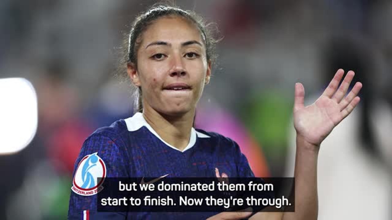 French players can't hide their pain after Euro...