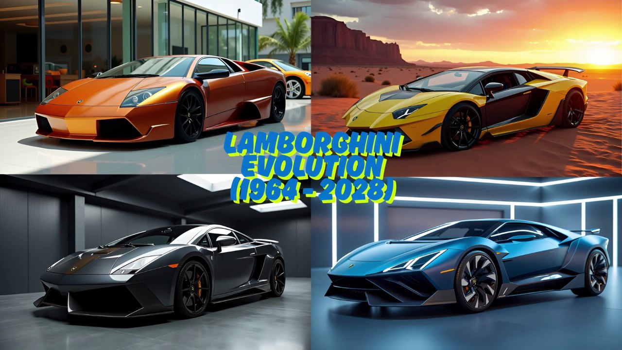 Lamborghini Evolution to Lanzador | From 1964 to 2028 New Model Reveal