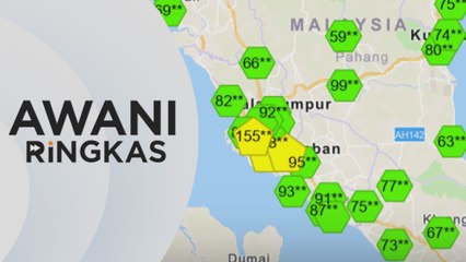 AWANI Ringkas: 4 lokasi catat bacaan IPU tidak sihat