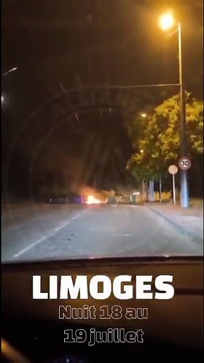 Très violentes émeutes urbaines ce week-end à Limoges, avec des dizaines d'assaillants et des policiers blessés : "Ils veulent simplement montrer que le territoire leur appartient" (Maire)
