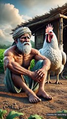 Poor farmer and hen 😭😭