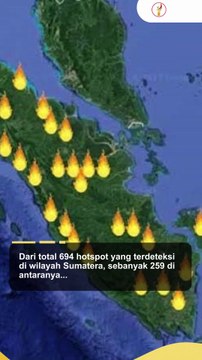 259 Titik Panas Terpantau di Riau, Rohul dan Rohil Jadi Daerah Terbanyak