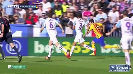 Malaga 1-2 Barcelona - Goals and Highlights (23/1/2016)