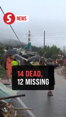 Torrential downpours kill 14 in South Korea, 12 missing