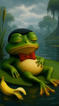Frog Robs a Bank... With a Banana Gun
