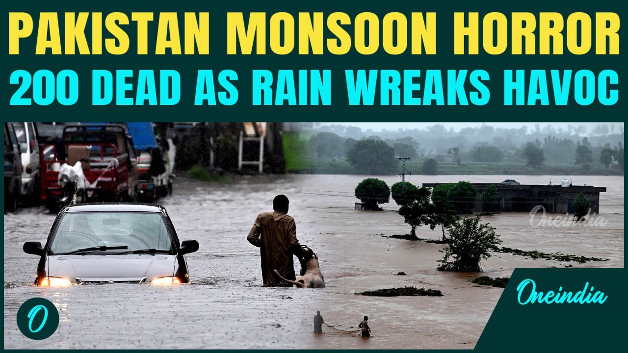 Pakistan Monsoon: 200 Dead, 560+ Injured As Punjab, Khyber Pakhtunkhwa ...