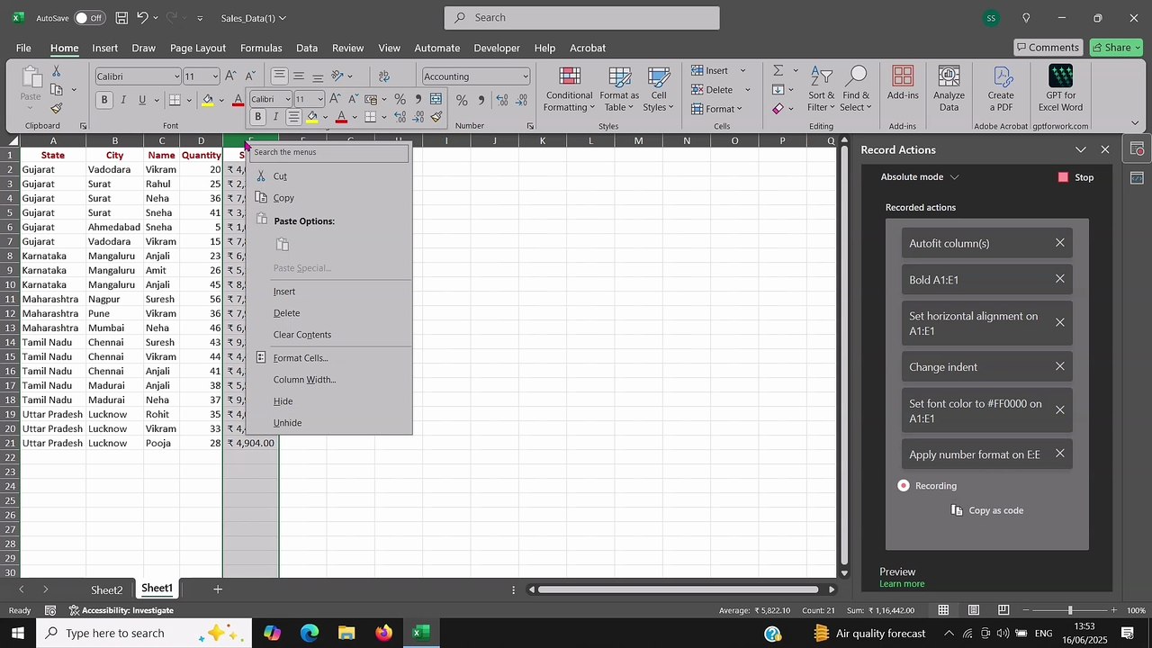 📊 Automate Reports in Excel using Office Scripts | Step-by-Step Tutorial |