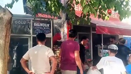 Van'da iş yerinde yangın paniği: İlk müdahaleyi vatandaşlar yaptı