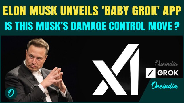 Elon Musk UNVEILS ‘Baby Grok’ AI App For Kids After Grok Bot's Antisemitic Scandal SHOCKS Internet