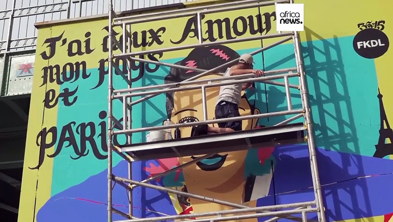 Une fresque murale célèbre l'héritage artistique et militant de Joséphine Baker