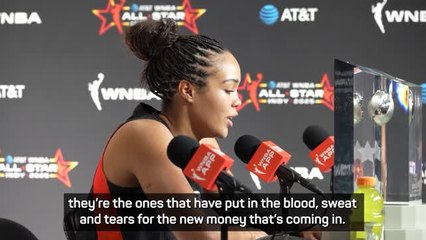 WNBA stars 'owed a piece of a pie that we helped create'