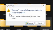 Fix "You Don't Currently Have Permission to Access This Folder" Error in Windows 11/10/8/7 ✅