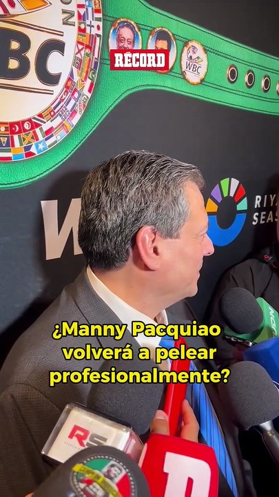 'PACQUIAO LE CALLÓ LA BOCA A MUCHA GENTE' Mauricio Sulaimán habla del posible futuro de Manny Pacquiao.