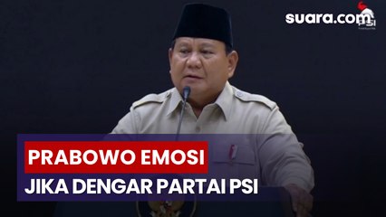 Presiden Prabowo Subianto Ungkap Penyebab 'Sentimen' dengan Partai PSI