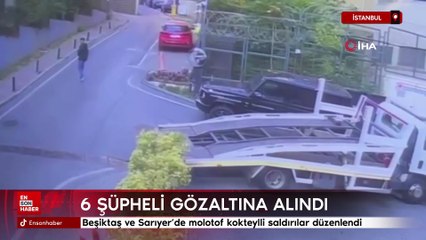 İstanbul'da düzenlenen molotof kokteylli saldırılara ilişkin 6 şüpheli gözaltına alındı