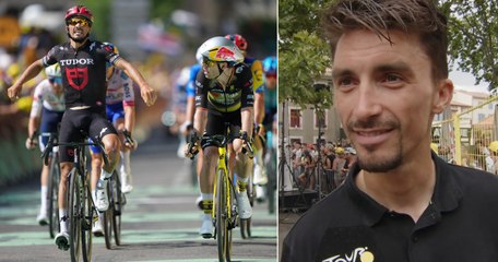Tour de France 2025 - Julian Alaphilippe : "Ma radio ne marchait pas, c'est Wout Van Aert qui m'a dit..."