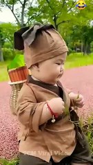 Cute baby funny video #short video