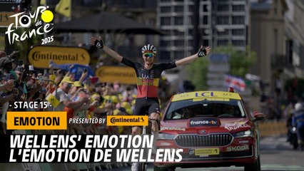 Winner's emotion - Stage 15 - Tour de France 2025
