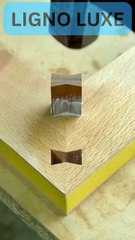 Wood Miter Joint with Butterfly Key Technique