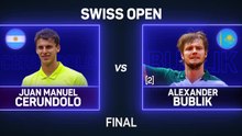Bublik battles past Cerundolo to clinch Swiss Open title