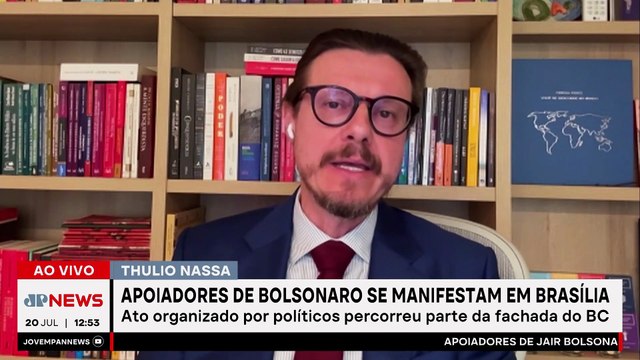 Apoiadores de Bolsonaro manifestam em Brasília; Thulio Nassa comenta