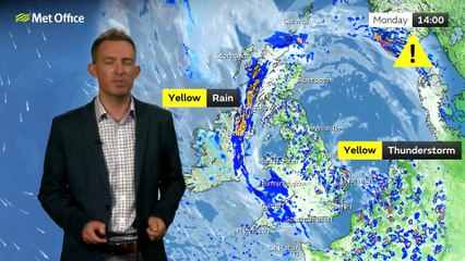Met Office Monday Morning Weather Forecast 21/05/2025