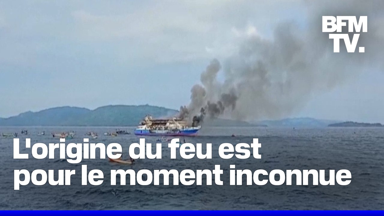Indonésie: au moins cinq morts dans l'incendie d'un ferry, près de 300 personnes secourues