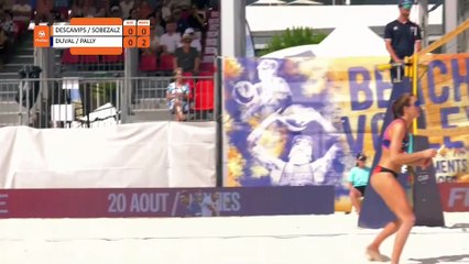 Descamps/Sobezalz contre Duval/Pally - Finale femmes du championnat de France