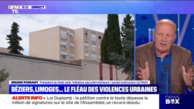 Violences urbaines: On est en train de titiller tous ces réseaux de trafiquants de drogue et ils répondent de façon factuel et efficace , expose Bruno Pomart, ancien instructeur du RAID