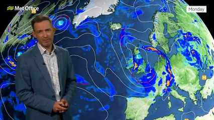 Met Office Sunday Evening Weather Forecast 20/07/25
