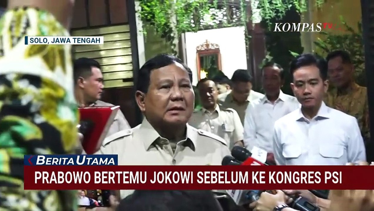 Prabowo Temui Jokowi Sebelum Hadiri Kongres PSI, Gelar Pertemuan Tertutup yang Bahas ini