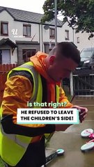 He rushed to call emergency services 😱