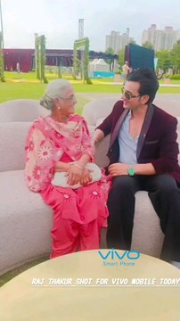 MR. Raj Thakur shot for Vivo Mobile today at ( Delhi NCR )