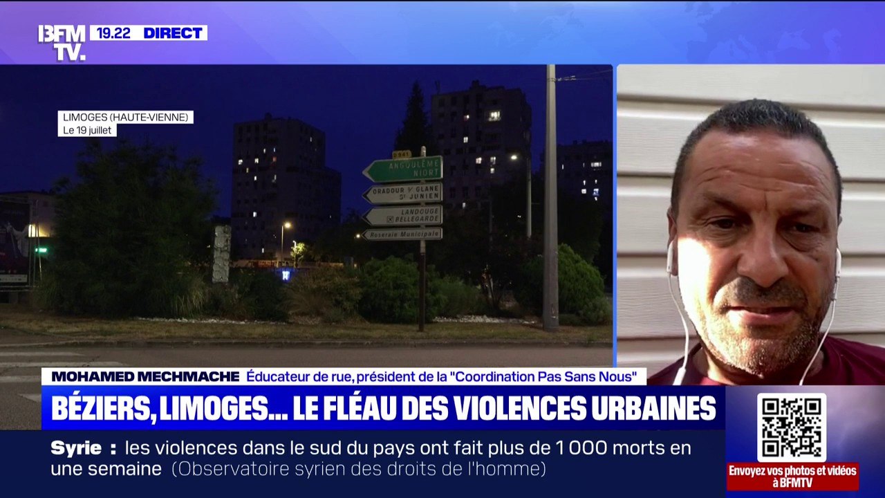 Violences urbaines: "Même les petites villes sont aujourd'hui touchées par ces évènements", reconnait Mohamed Mechmache, éducateur de rue