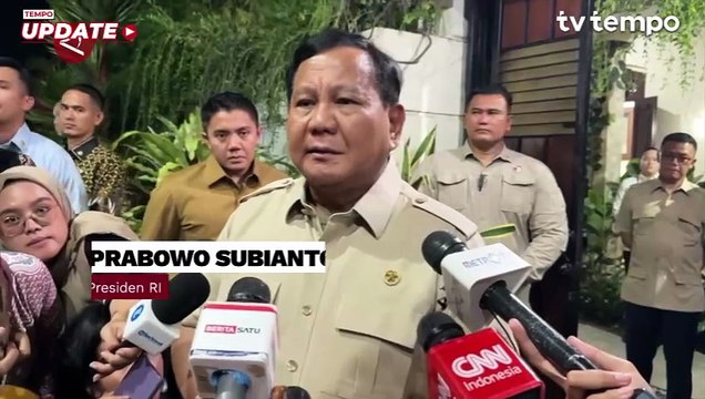 Prabowo Temui Jokowi, Bahas Hasil Lawatannya ke Luar Negeri