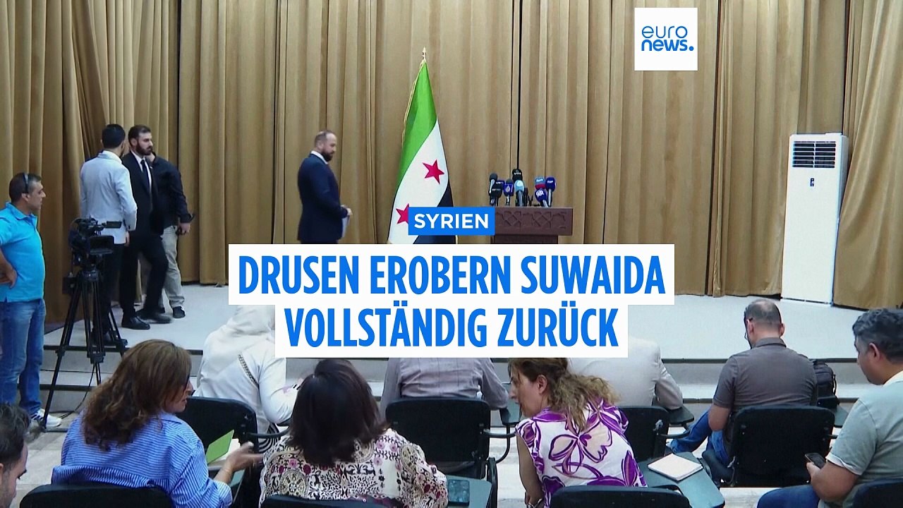Brüchige Waffenruhe in Syrien: Drusen erobern Suwaida vollständig zurück
