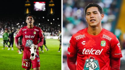 Óscar “El Gato” García, el nuevo portero de León debuta y así lo felicita James Rodríguez