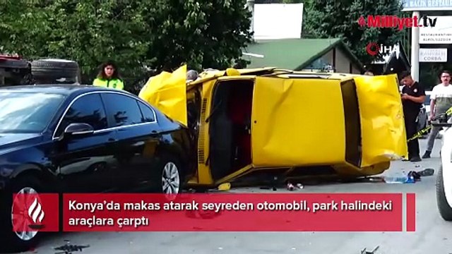 Makas atan ehliyetsiz sürücü ortalığı savaş alanına çevirdi