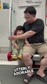 Little Girl’s First Time on the Subway Becomes Unforgettable with Dad Beside Her!