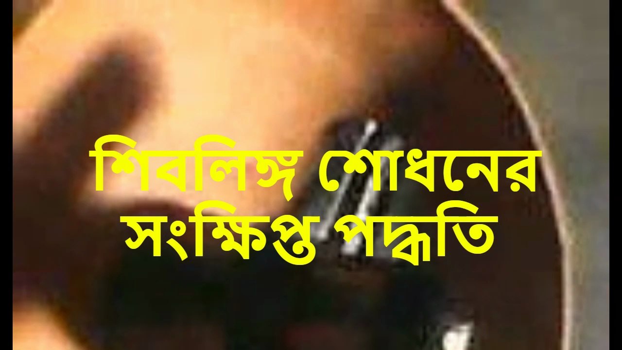 SIVA LINGA SHODHON PROCESS