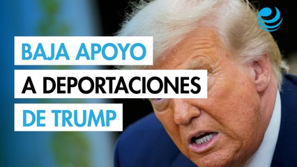 Cae el apoyo de EU a las deportaciones de Trump, según encuestas