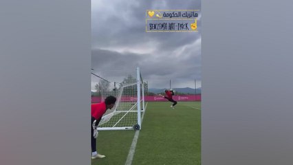 Benzema sigue en forma: sus goles en el entrenamiento