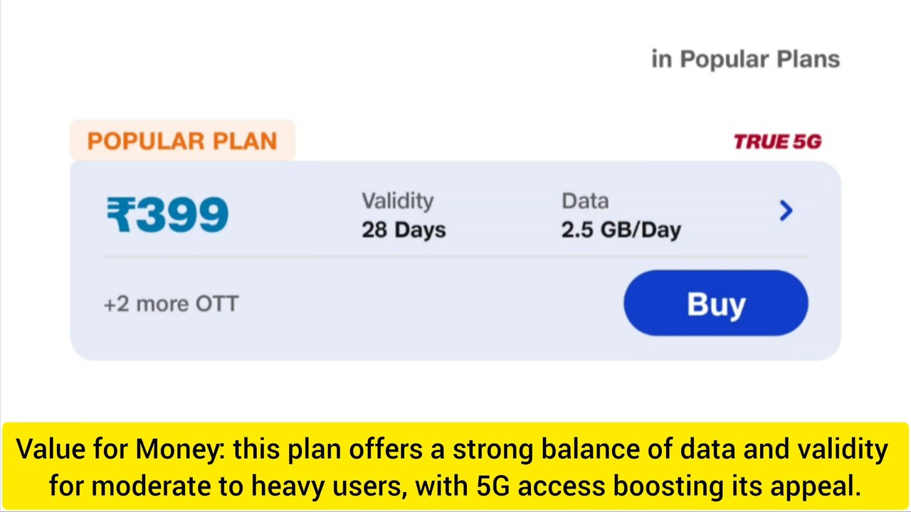 Top 10 Jio recharge plans in 2025 based on popularity, data benefits, and value for money.