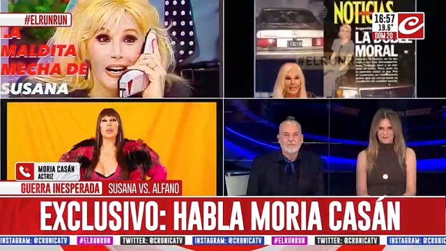 Moria Casan: Susana Giménez está enamorada de Alfano