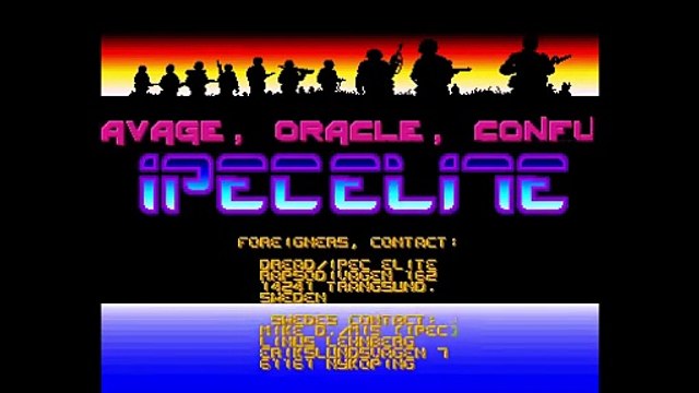 Amiga Intro Some New Demos by Elite (1989)