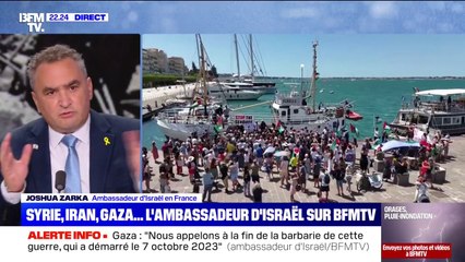Bateau d'aide humanitaire vers Gaza: "C'est encore une fois la croisière qui s'amuse", réagit l'ambassadeur d'Israël en France