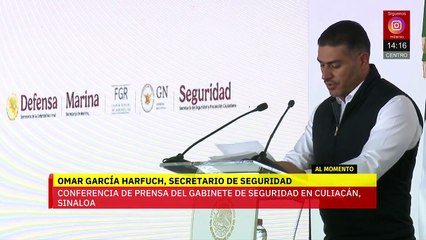 García Harfuch lanza estrategia de seguridad ante ola de violencia en Sinaloa