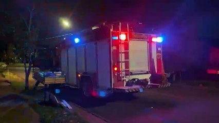 Pane elétrica assusta moradores e mobiliza Corpo de Bombeiros no Riviera, em Cascavel