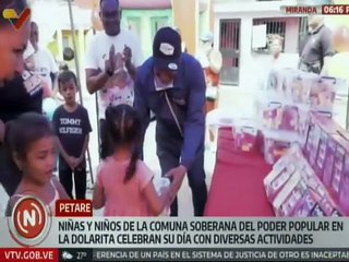 Miranda I Niños de La Dolorita en Petare celebran su día con actividades creativas