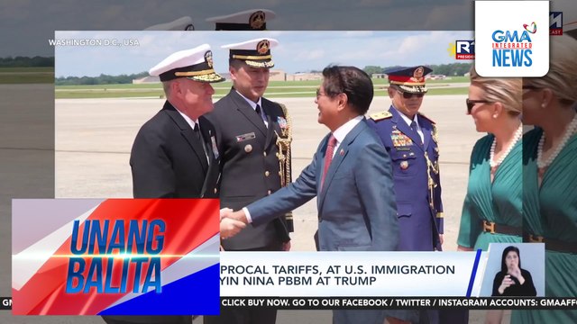 PBBM, nasa Amerika para makipagpulong kay U.S. President Donald Trump at iba pang opisyal | Unang Balita